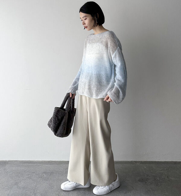 Doux archives「グラデーションモヘアニット」|ニット・セーター|