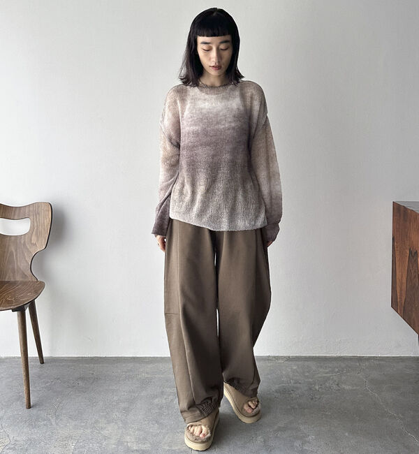 Doux archives「グラデーションモヘアニット」|ニット・セーター|
