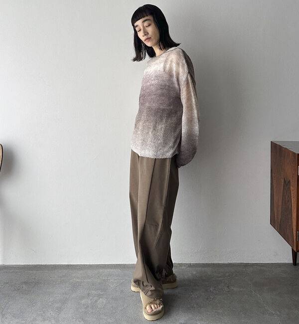 Doux archives「グラデーションモヘアニット」|ニット・セーター|