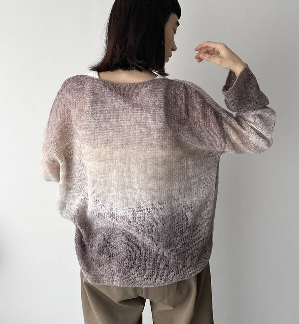 Doux archives「グラデーションモヘアニット」|ニット・セーター|