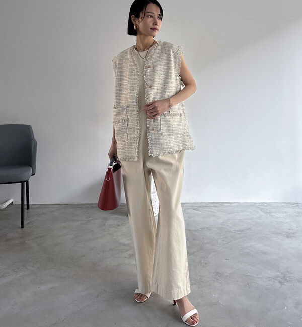 Doux archives「ＢＩＧポケットツイードジレ」|テーラードジャケット|