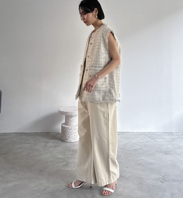 Doux archives「ＢＩＧポケットツイードジレ」|テーラードジャケット|