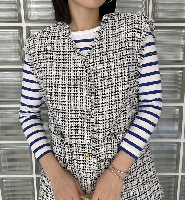 Doux archives「ＢＩＧポケットツイードジレ」|テーラードジャケット|