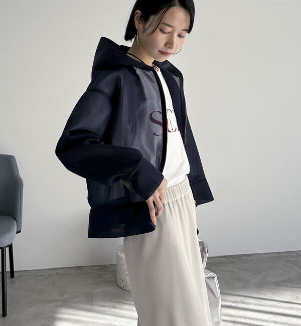 Doux archives「フードシアーダンボールブルゾン」|テーラードジャケット|