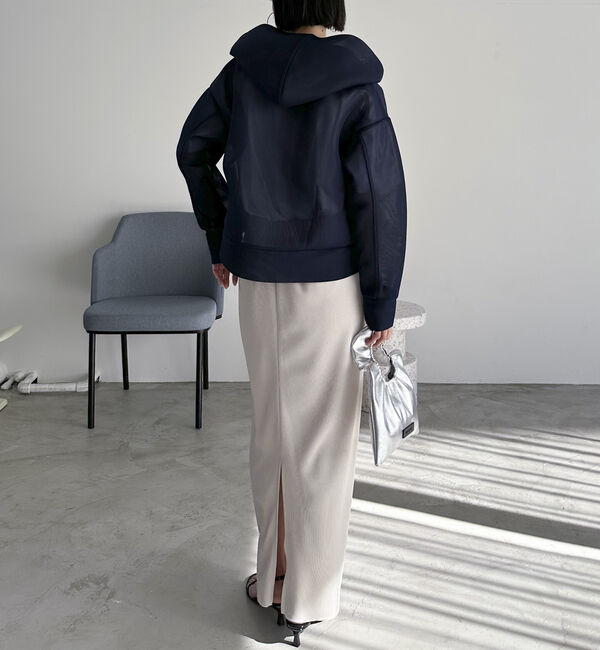 Doux archives「フードシアーダンボールブルゾン」|テーラードジャケット|