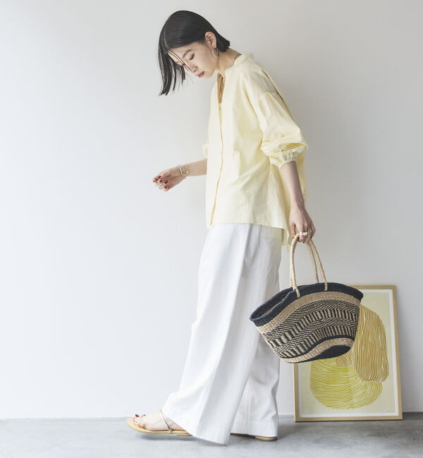 Doux archives「タックワイドパンツ」|チノ|