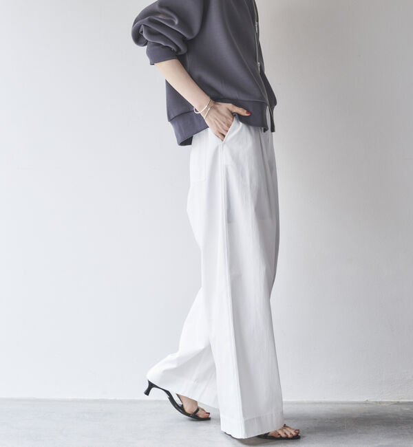Doux archives「タックワイドパンツ」|チノ|