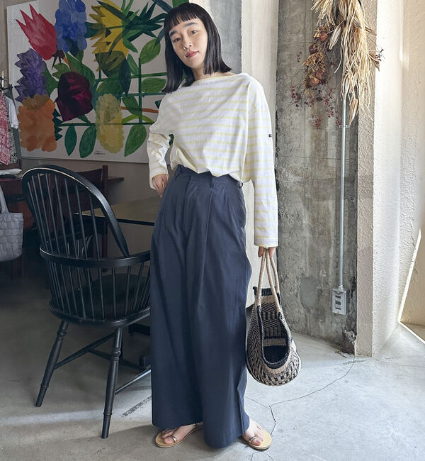 Doux archives「タックワイドパンツ」|チノ|