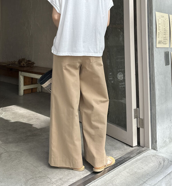 Doux archives「タックワイドパンツ」|チノ|