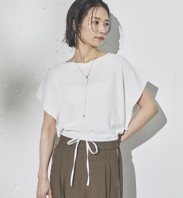 Doux archives「フレンチスリーブニット」|ニット・セーター|OFF WHITE