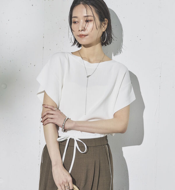 Doux archives「フレンチスリーブニット」|ニット・セーター|