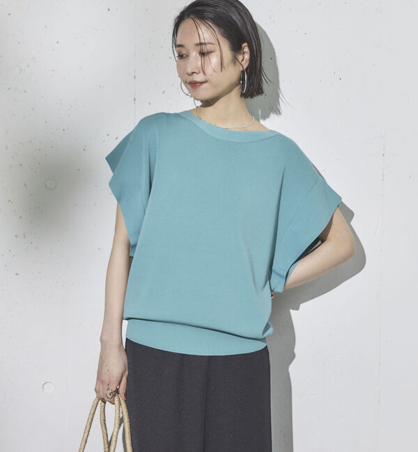 Doux archives「フレンチスリーブニット」|ニット・セーター|