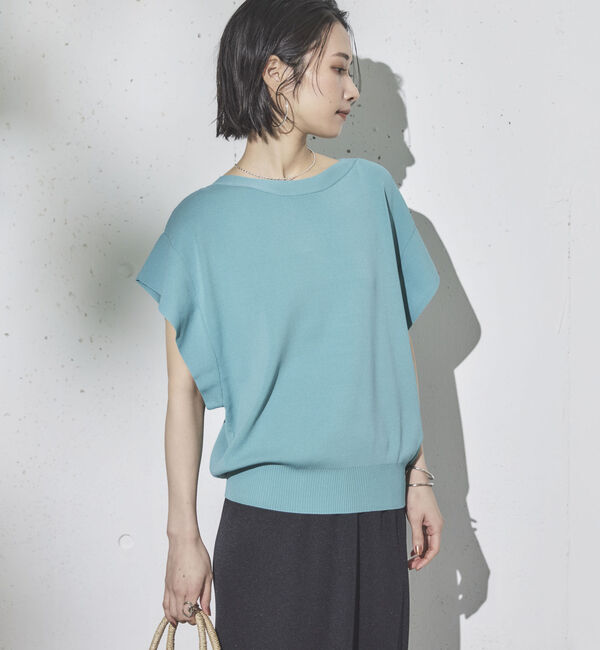 Doux archives「フレンチスリーブニット」|ニット・セーター|