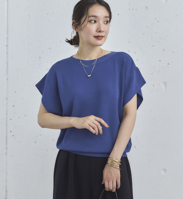 Doux archives「フレンチスリーブニット」|ニット・セーター|