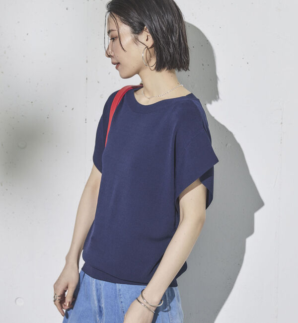 Doux archives「フレンチスリーブニット」|ニット・セーター|