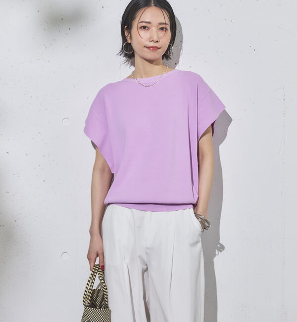 Doux archives「フレンチスリーブニット」|ニット・セーター|