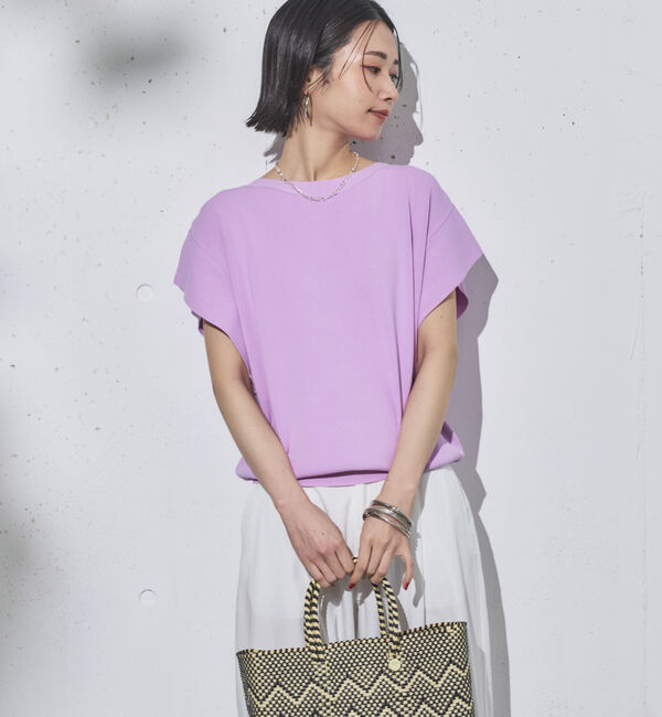 Doux archives「フレンチスリーブニット」|ニット・セーター|