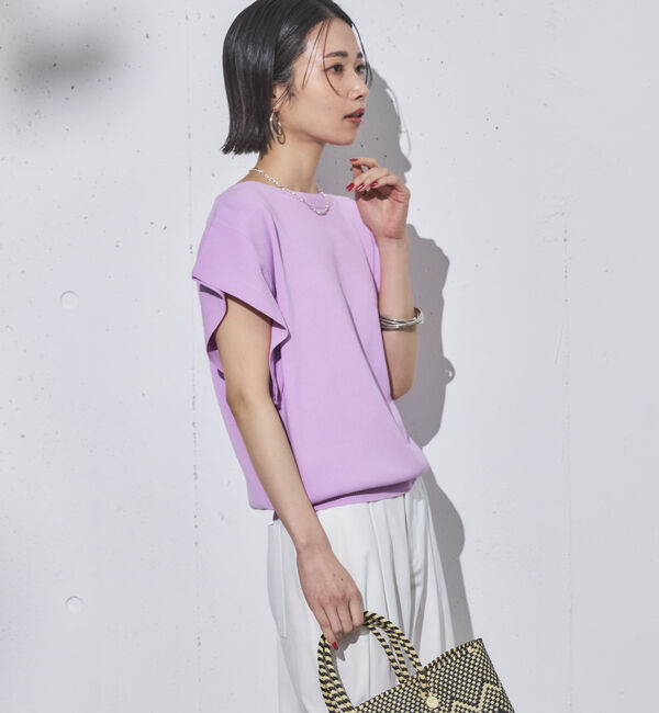 Doux archives「フレンチスリーブニット」|ニット・セーター|