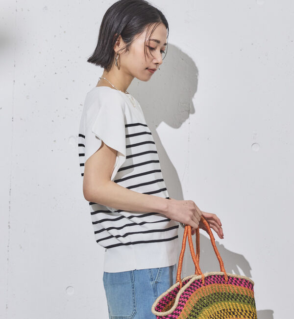 Doux archives「フレンチスリーブニット」|ニット・セーター|