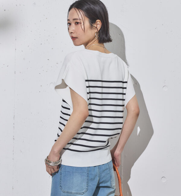 Doux archives「フレンチスリーブニット」|ニット・セーター|