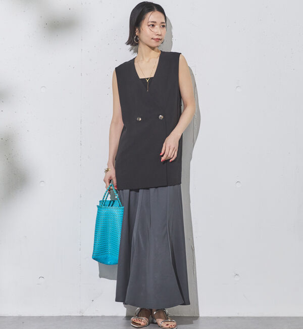 Doux archives「&rsquo;サテンバイアススカート&rsquo;」|スカート|