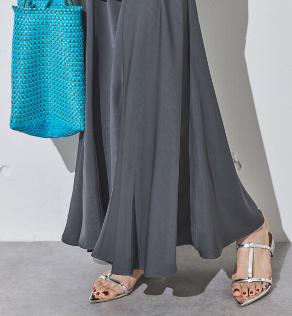 Doux archives「&rsquo;サテンバイアススカート&rsquo;」|スカート|