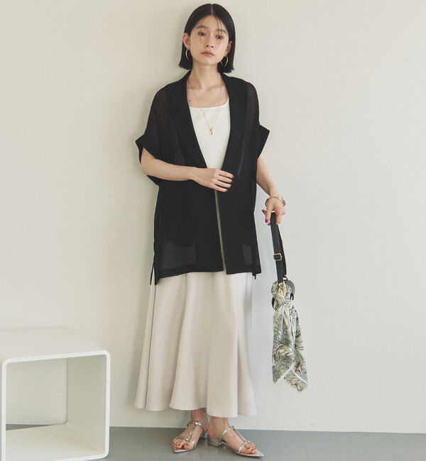 Doux archives「&rsquo;サテンバイアススカート&rsquo;」|スカート|