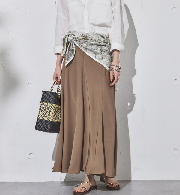 Doux archives「&rsquo;サテンバイアススカート&rsquo;」|スカート|