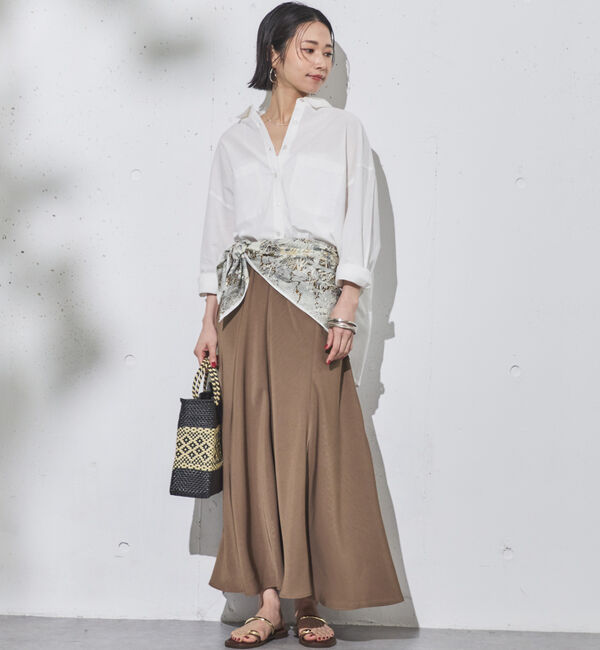 Doux archives「&rsquo;サテンバイアススカート&rsquo;」|スカート|