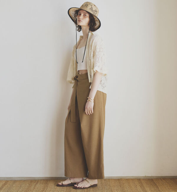 Doux archives「コードレースクロップドシャツ」|シャツ・ブラウス|