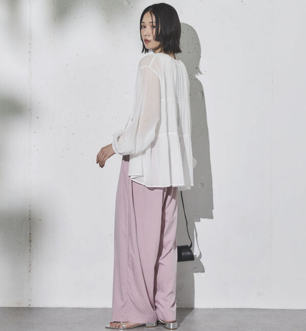 Doux archives「ティアードギャザーチュニック」|シャツ・ブラウス|