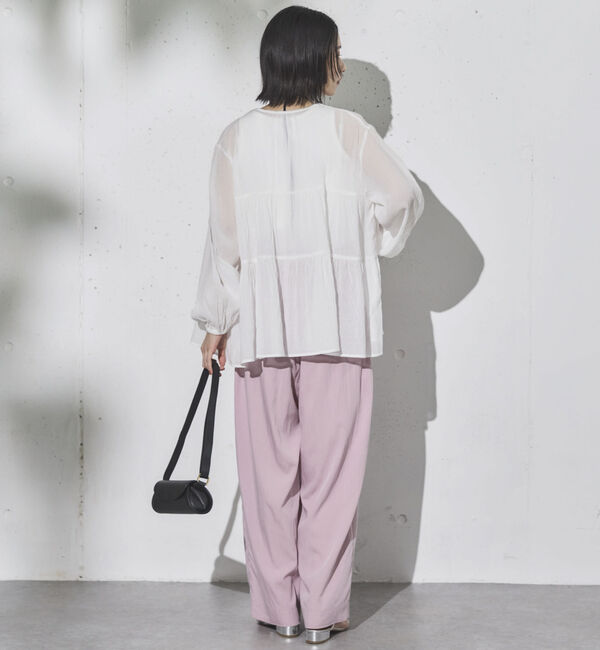 Doux archives「ティアードギャザーチュニック」|シャツ・ブラウス|