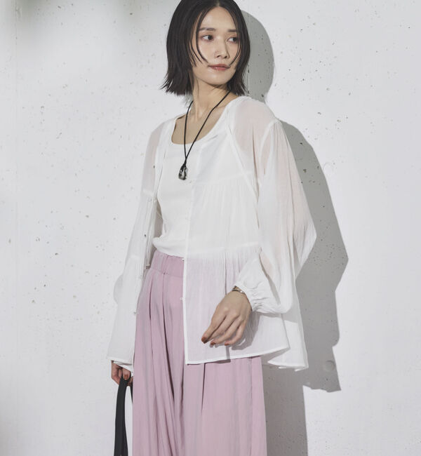 Doux archives「ティアードギャザーチュニック」|シャツ・ブラウス|