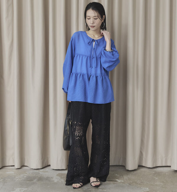 Doux archives「ティアードギャザーチュニック」|シャツ・ブラウス|