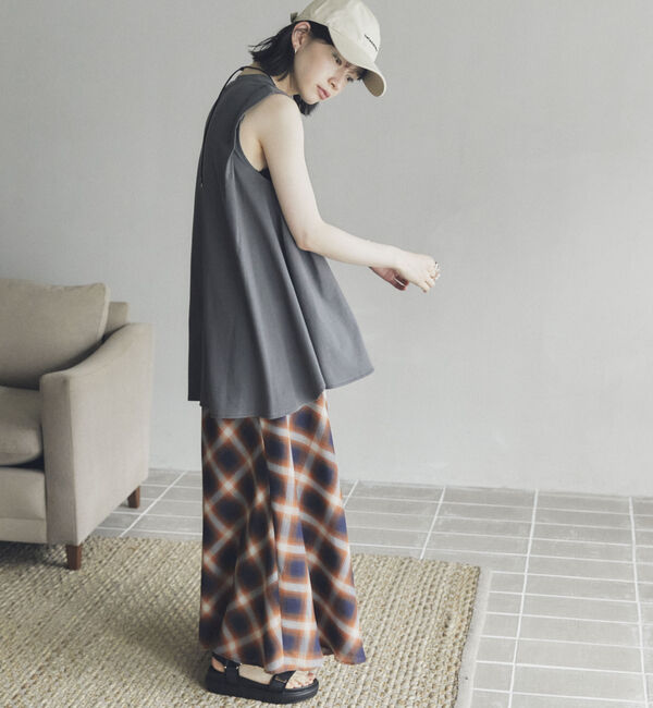 Doux archives「タックデザインノースリプルオーバー」|タンクトップ|