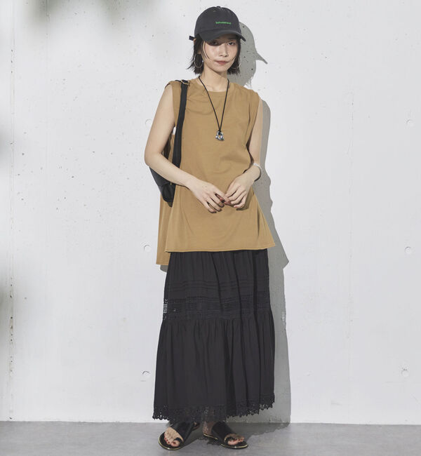 Doux archives「タックデザインノースリプルオーバー」|タンクトップ|