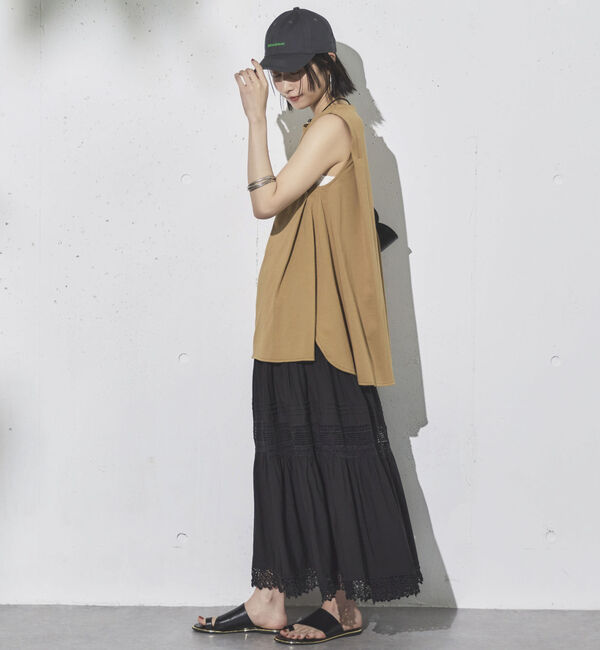 Doux archives「タックデザインノースリプルオーバー」|タンクトップ|