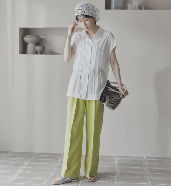 Doux archives「センタープレスイージーパンツ」|チノ|