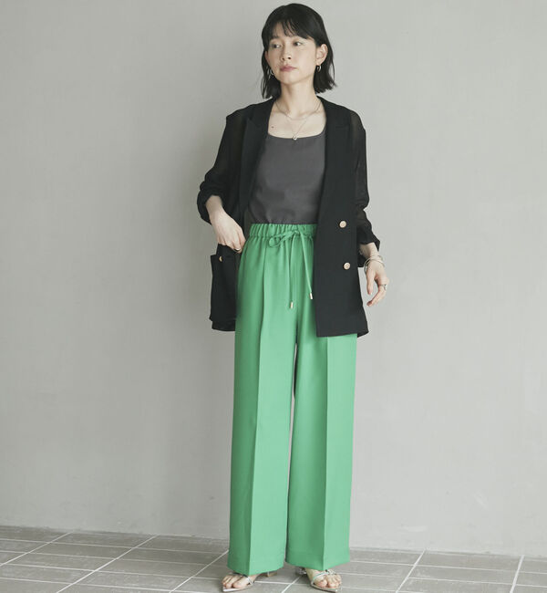 Doux archives「センタープレスイージーパンツ」|チノ|