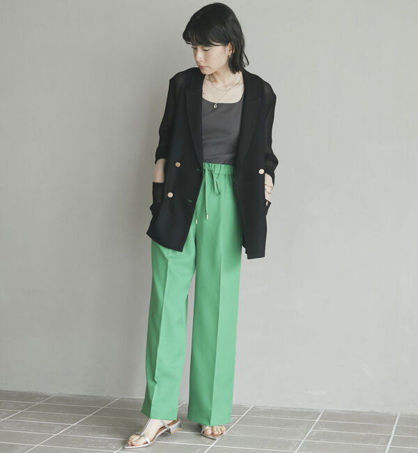 Doux archives「センタープレスイージーパンツ」|チノ|