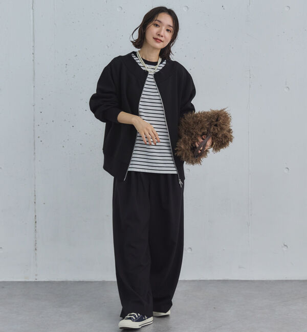 Doux archives「ボーダーインナーロンＴｅｅ」|Tシャツ・カットソー|