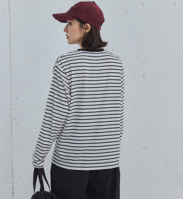 Doux archives「ボーダーインナーロンＴｅｅ」|Tシャツ・カットソー|