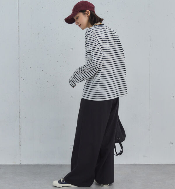 Doux archives「ボーダーインナーロンＴｅｅ」|Tシャツ・カットソー|