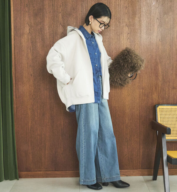 Doux archives「Ｗ　ＺＩＰ　ボンディングＢＩＧパーカー」|パーカー|