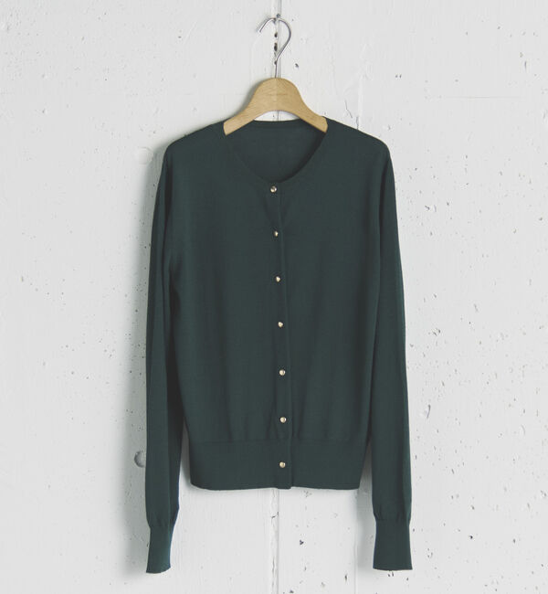 Doux archives「ＵＶ・接触冷感ベーシックカーディガン」|カーディガン|GREEN