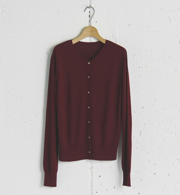 Doux archives「ＵＶ・接触冷感ベーシックカーディガン」|カーディガン|WINE