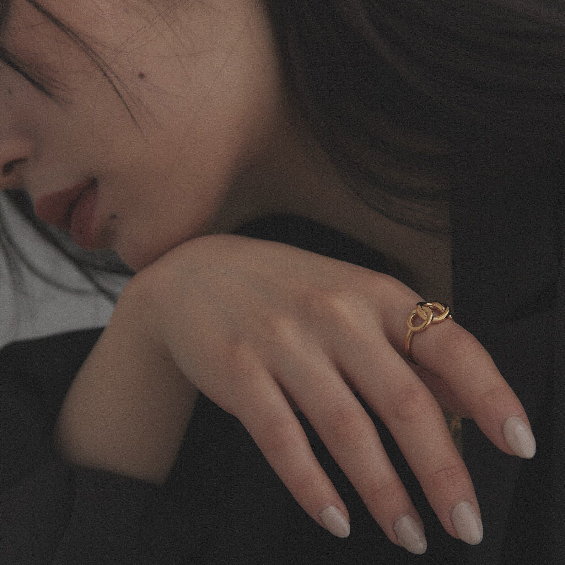 COCOSHNIK ONKITSCH「シルバー ラインリング トリプルサークル GP」|リング|