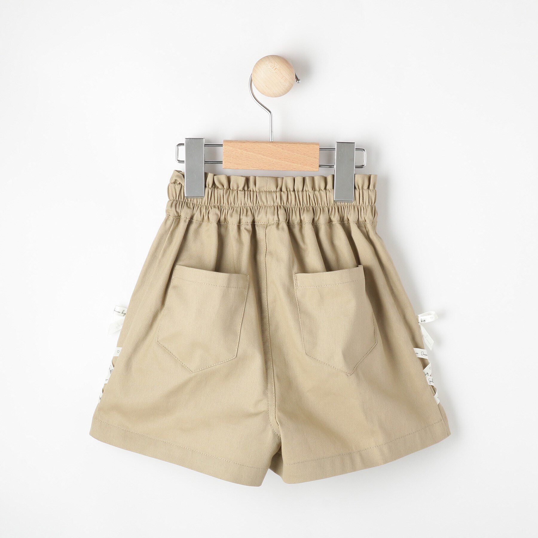 SHOO･LA･RUE「【100-150cm】大人ぽい着こなしに サイドレースアップ ショートパンツ」|キュロット|