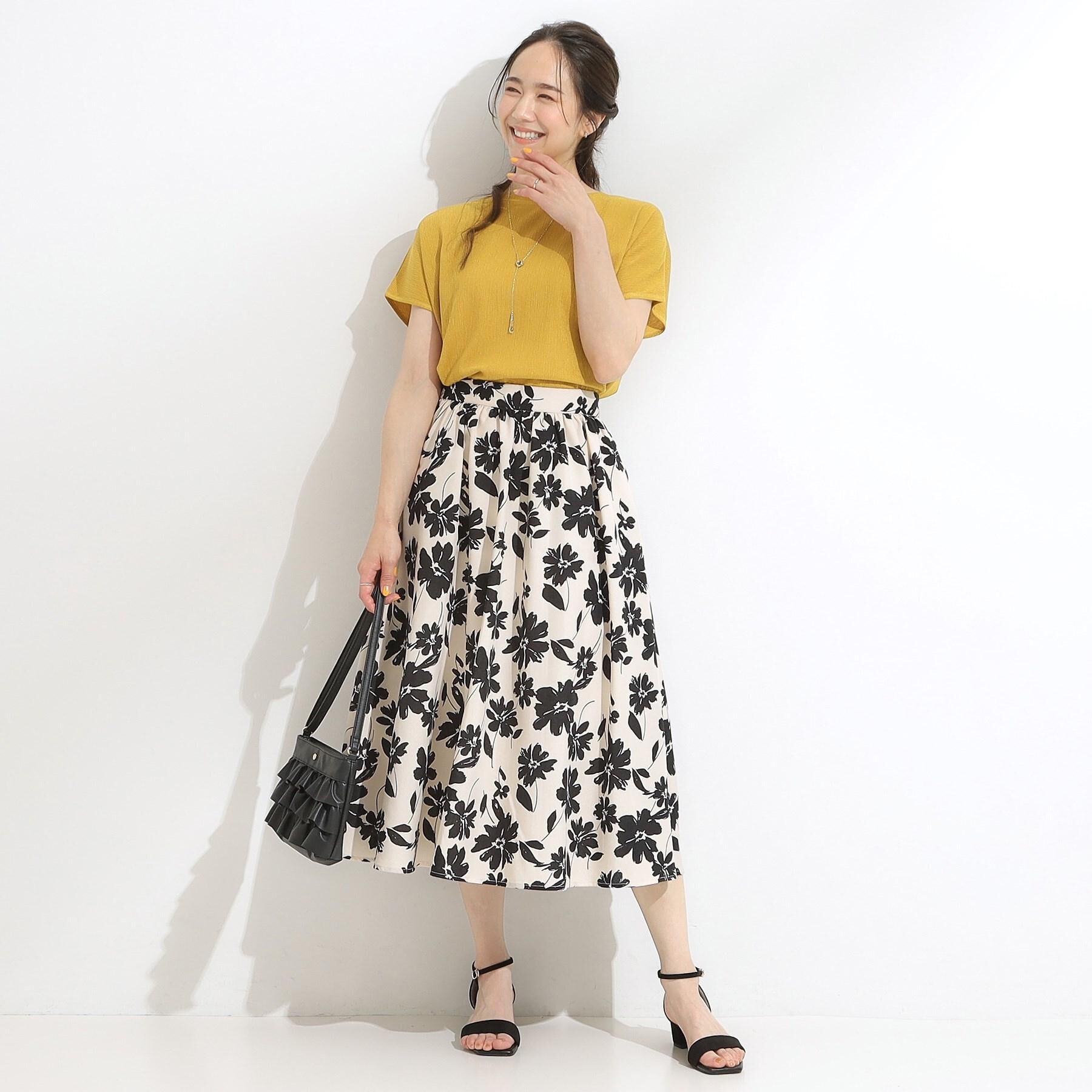 SHOO･LA･RUE「【高レビュー/着丈選べる】華やかさをプラスする アソートロングスカート」|スカート|