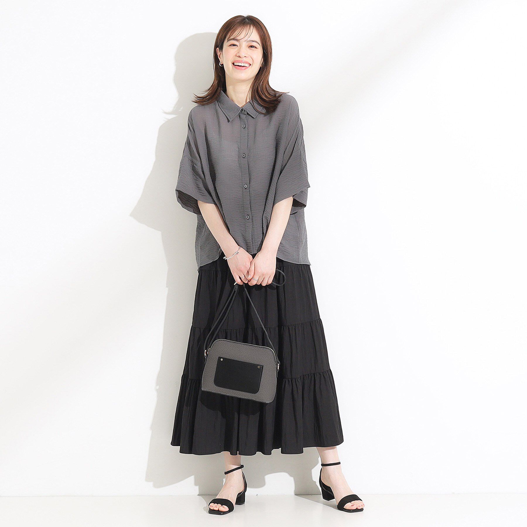 SHOO･LA･RUE「キャンバス風合皮ショルダーバッグ」|ショルダー・メッセンジャー|